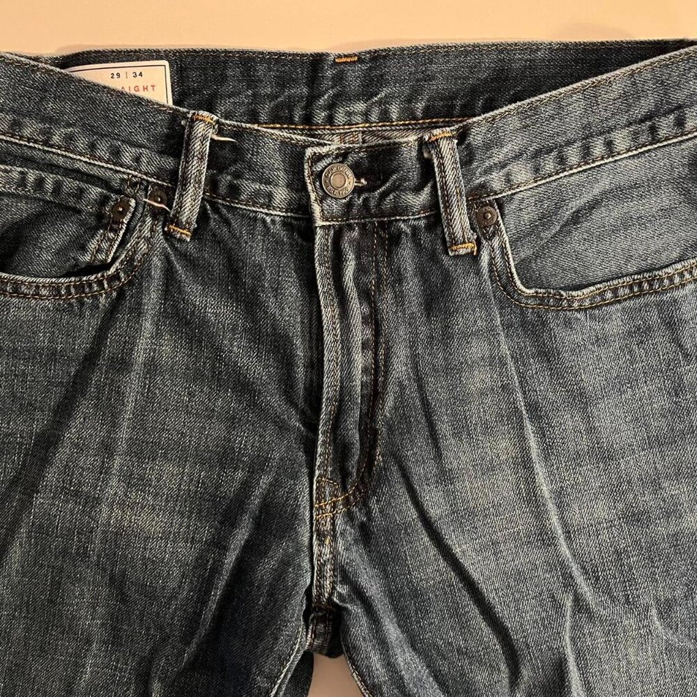 men’s light-wash straight-leg denim GAP jeans [29x34]